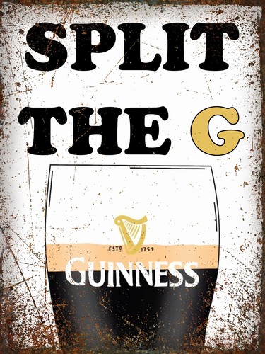 Split the guinness - guinness, metal
