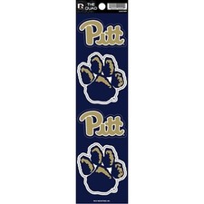 pittsburgh panthers ncaa spirit car auto sticker decal quad set usa made