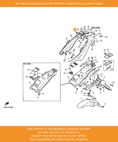 Yamaha bolt 90109 063f1 oem - bolt,,