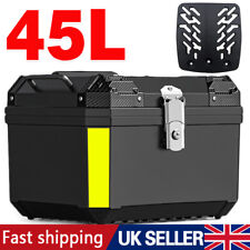 Motorcycle Luggage Top Box 45L Motorbike Scooter Bike Back Rear Universal Fit B