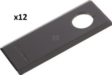 Deutz Fahr KM20 KM22 Drum Mower 96mm x 40mm Flat  Blade Pack Of 12