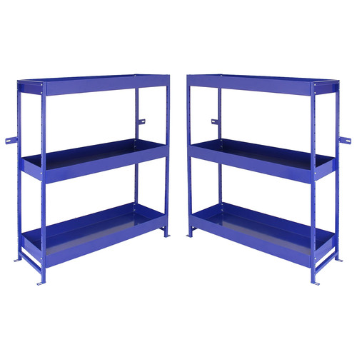 Steel van shelving - steel,