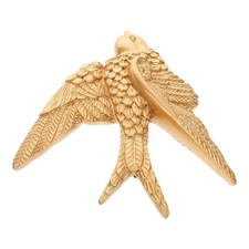 Bird Wall Swallow Sculpture Resin Bird Wall Hanging Decor 3D