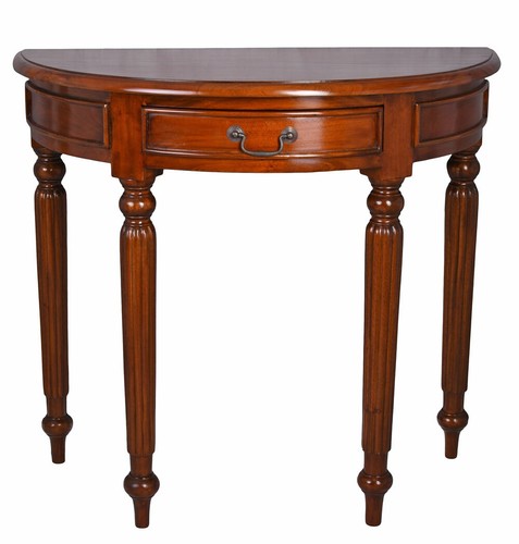 Mahogany console table