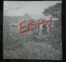 OLD magic lantern slide photo NORTH WALES PENNANT VALLEY MILL WATER WHEEL 1912
