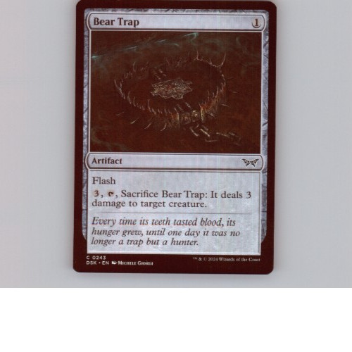 Mtg bear trap free p - free, p+p
