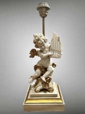 Vintage Cherub Putti Lamp