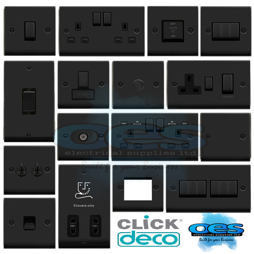 Click deco matt black - deco,