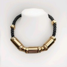 Gold Tone & Black Chunky
