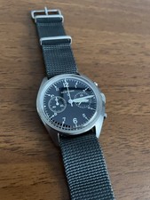 Newmark 6BB RAF Chronograph Reissue Meca Quartz Men's Military Pilots Watch