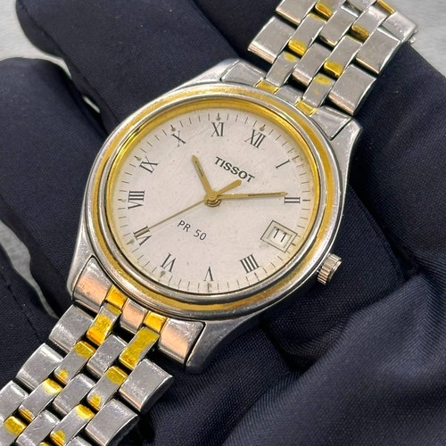 Tissot two tone quartz - two-tone,