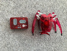 HexBug Inchworm Red With Remote Control Tested and Working Hex Bug Inch Worm