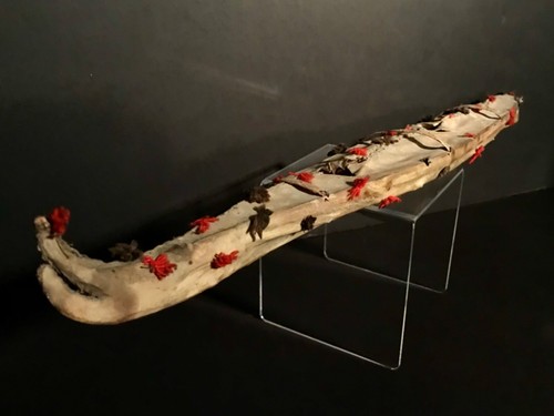 Eskimo native kayak wood - native,