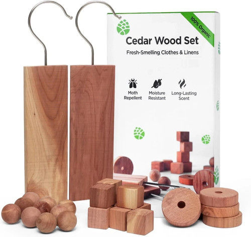 28pc natural cedar - 28pc, wood