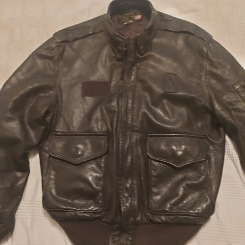 Leather jacket size a - size,
