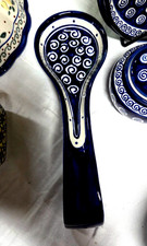 Polish Pottery 11.5" Spoon Rest