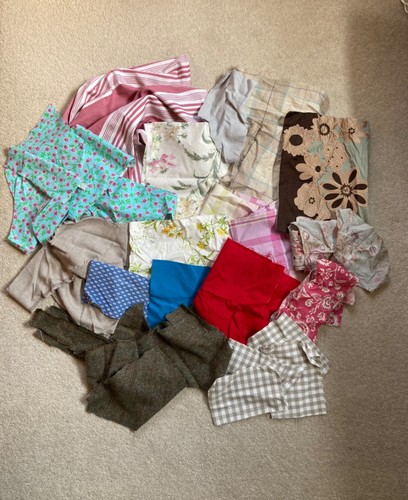 Mixed fabric scraps harris - fabric,