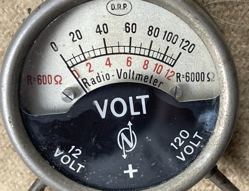 Drp german radio voltmeter - drp,