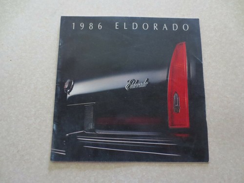 1986 cadillac eldorado car - eldorado,