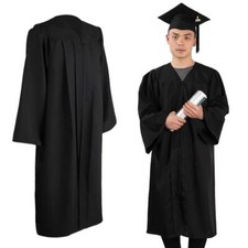 Removable Tassel Graduation Gown Set 2025 Happy Graduation Mortarboard Hat