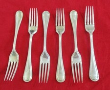 6 Vintage Silver Plated Bead