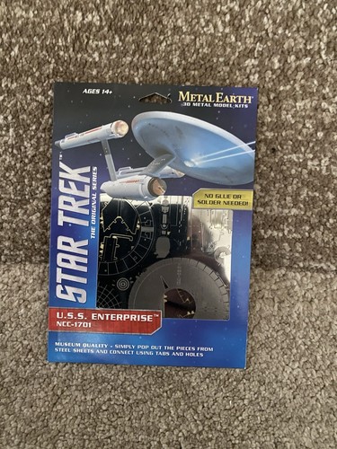 Star trek uss enterprise metal - trek,