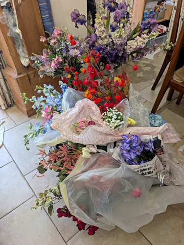 Beautiful artificial flowers - beautiful,