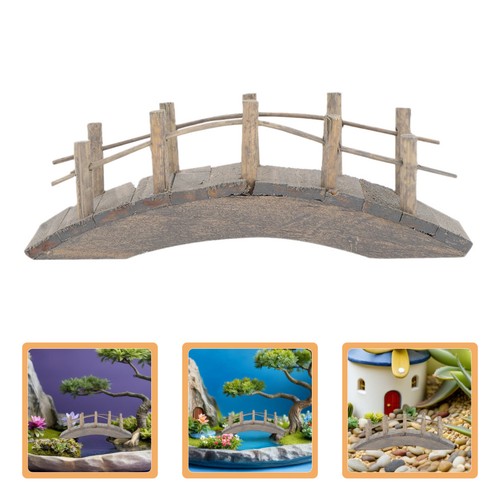2pcs miniature wooden arch - miniature,
