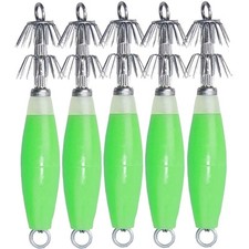 5Pcs Luminous Squid Jig Deep