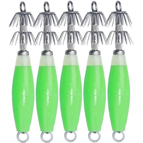 5pcs luminous squid jig - 5pcs,