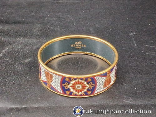 Hermès enamel bangle bracelet - enamel,