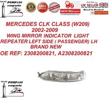 FOR MERCEDES CLK W209 02-09 WING MIRROR INDICATOR LIGHT REPEATER BLINKER LEFT