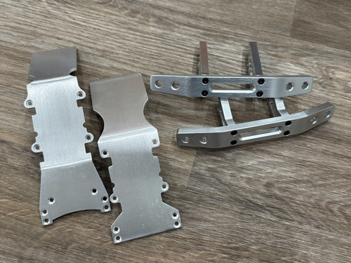 Silver anodized billet - anodized,
