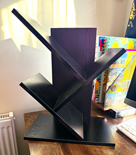 Freestanding wooden book - freestanding,