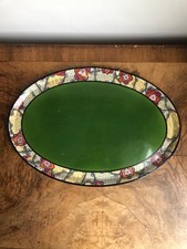 Soho Pottery Ltd Cobridge Serving Plate Semi-Porcelain England Vintage 34x24cm