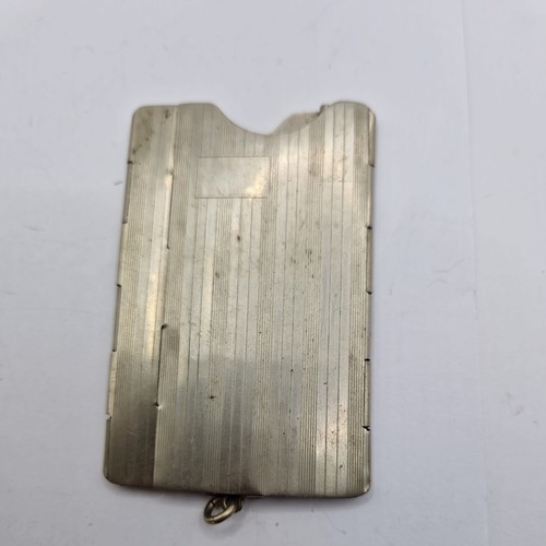 Silver plated sprug card - plated,