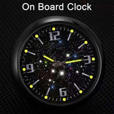Car Clock Luminous Stick-On