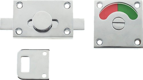 Bathroom door indicator - door, bolt
