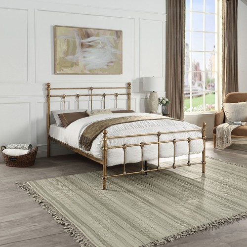 Bayford traditional metal bed - metal,
