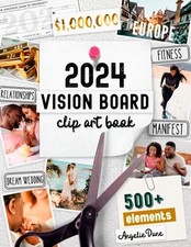 2024 Vision Board Clip Art