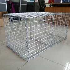 Gabion Wall Baskets Retaining Stone Garden Wall Heavy Duty 3mm Galvanised Wire