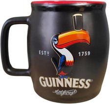 Guinness Toucan Black Barrel Shaped Mug (400 ml)
