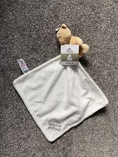 Tu Sainsburys Winnie The Pooh Bear Beige Yellow Comforter Soother Blanket Toy