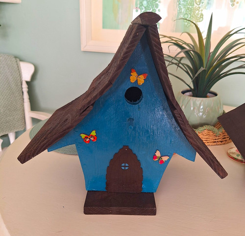 Unique wooden bird - unique, house