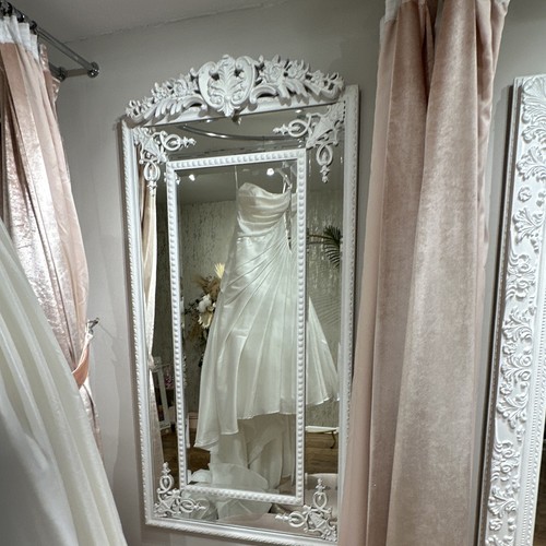 Ornate french floral - french, white