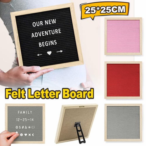 Felt letter board 10x10in - board,