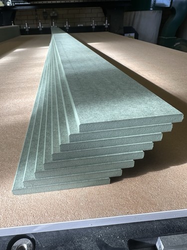 Diy wall panelling - wall, mdf