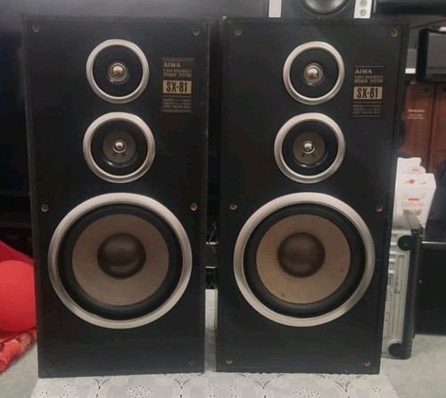 Aiwa speaker 3way bass - sx-81,