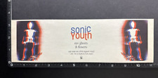 SONIC YOUTH - NYC GHOSTS AND FLOWERS - 2000 MAGAZINE ADVERT 3X11" [F3-1]