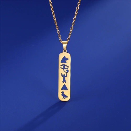 18kgold egyptian hieroglyph - 18kgold,